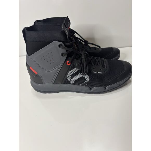 Adidas Five Ten Trailcross Pro Mid Black Grey Biking Shoes NWOB Sz 10.5 - Picture 4 of 11